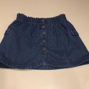 Mo:Vint  Denim skirt size large